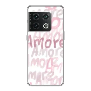 Чохол з розовим принтом для OnePlus 10 Pro (Аморе любов)
