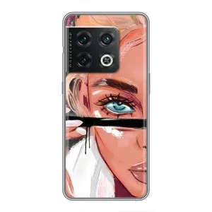 Чехол с печатью для OnePlus 10 Pro - (Мода) (AlphaPrint) (Макияж)