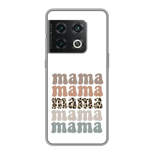 Чехол с принтом «Текстовый коллаж мама» для OnePlus 10 Pro