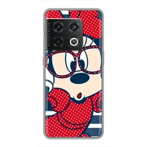 Эксклюзивный чехол для OnePlus 10 Pro (AlphaPrint - Мультяшные) (Маус в очках)