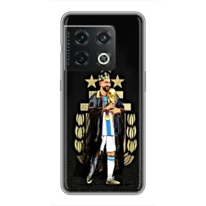 Чехлы для OnePlus 10 Pro (Leo чемпион) (AlphaPrint) (Месси Король)