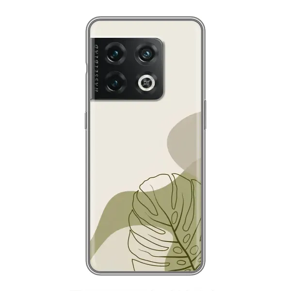 Чохол з принтом «Зелена монстера дизайн» для OnePlus 10 Pro