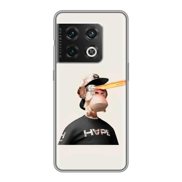 Чехол с принтом «обезьяна NFT в очках» для OnePlus 10 Pro