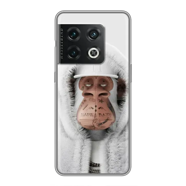 Чехол с принтом «обезьяна NFT в тату» для OnePlus 10 Pro