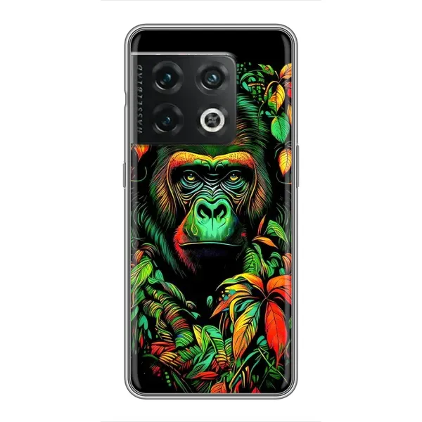 Чехол с принтом «Обезьяна в тропиках» для OnePlus 10 Pro