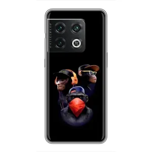 Чехол с Обезьянами OnePlus 10 Pro - (AlphaPrint) (Три обезьяны)