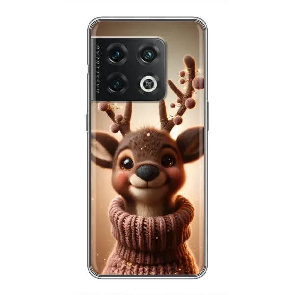 Чехол с принтом «Олень в свитере» для OnePlus 10 Pro