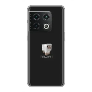 Чехол Майнкрафт на OnePlus 10 Pro (AlphaPrint) Minecraft (Овечка Майнкрафт)