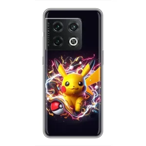 Чехол с Пикачу на OnePlus 10 Pro (Пикачу с мячом)