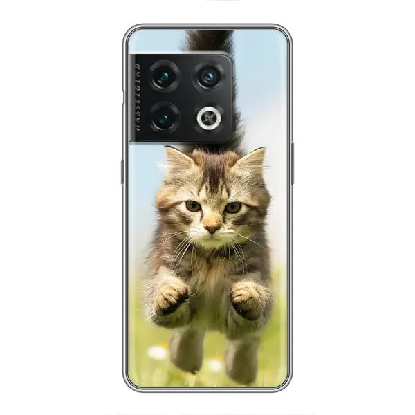 Чехол с принтом «Прыжок кота» для OnePlus 10 Pro