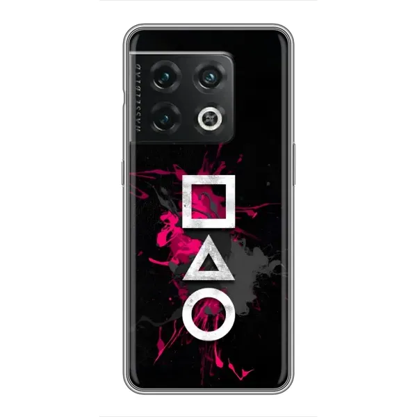Чехол с принтом «Символы Игра кальмара» для OnePlus 10 Pro