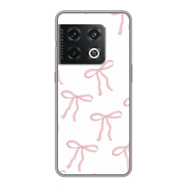 Чехол с принтом «Розовые бантики» для OnePlus 10 Pro