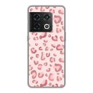 Чохол з розовим принтом для OnePlus 10 Pro (Рожевий леопард)