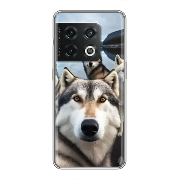Чохол з принтом «Селфі Хаскі» для OnePlus 10 Pro