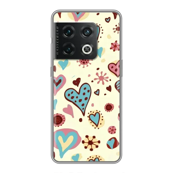 Чехол с принтом «Сердечки» для OnePlus 10 Pro