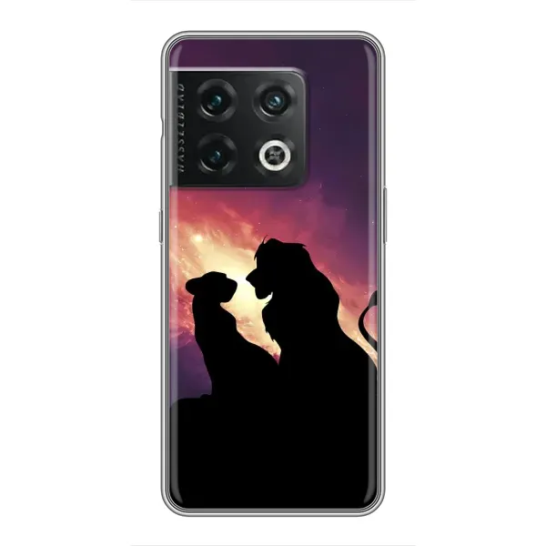 Чехол с принтом «Силуэт Симба и Налу» для OnePlus 10 Pro
