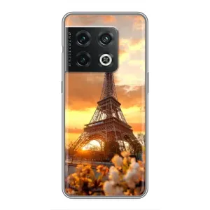 Чехол Эйфелева Башня для OnePlus 10 Pro - (AlphaPrint) (Солнечная башня)