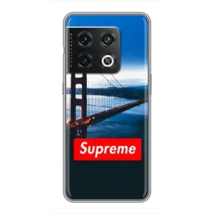 Чехол для OnePlus 10 Pro с картинкой Supreme (AlphaPrint) (Стиль Supreme)
