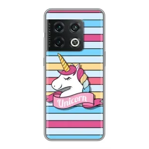 Чехол для ВанПлас 10 Про - (Единорожки - Новинки) (AlphaPrint) (Unicorn)