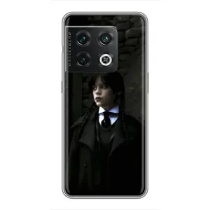 Чехол с дизайном Венздей 2 на OnePlus 10 Pro (Темный стиль Уэнздей)