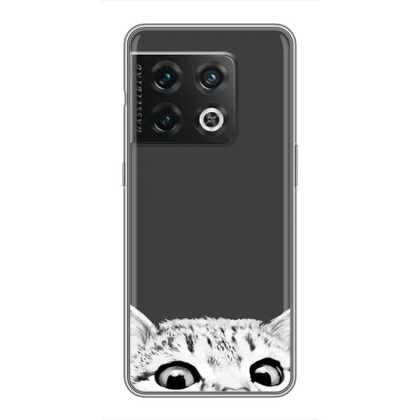 Чехол с принтом «Выглядывает кот» для OnePlus 10 Pro Чехол с принтом «Выглядывает кот» для OnePlus 10 Pro