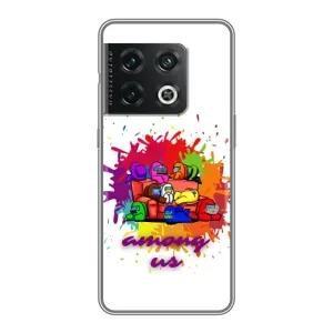 Чехол Амонг Ас для OnePlus 10 Pro (AlphaPrint) (Яркий АмонгАс)