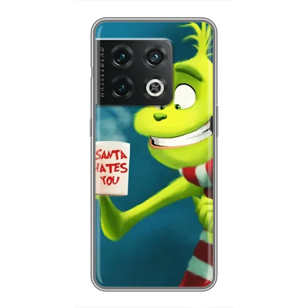 Чехол с принтом «Зеленый Гринч» для OnePlus 10 Pro
