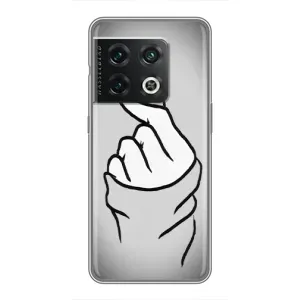 Чехол с принтом для OnePlus 10 Pro (AlphaPrint - Знак сердечка) (Значок Love)