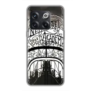Чехол с дизайном Венздей 2 на OnePlus 10T (Ворота Академии Невермор)