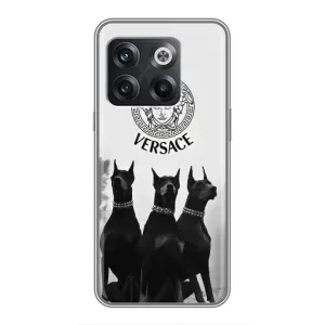 Чохли VERSACE для OnePlus 10T . украинськими . буквами і цифрами: ОнеПлюс 10Т (PREMIUMPrint) (Доберман Версаче)