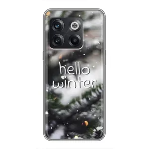Новогодние, Праздничные Чехлы для OnePlus 10T - 2024 год (Hello winter)