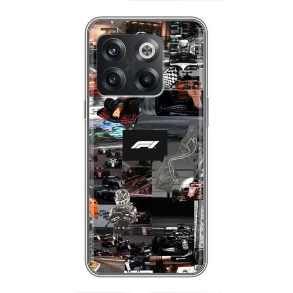 Чохол з принтом «Гоночний колаж Ф1» для OnePlus 10T Чохол з принтом «Гоночний колаж Ф1» для OnePlus 10T