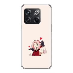 Чехлы Персонажи Аниме Наруто для OnePlus 10T (AlphaPrint) (Лайк Сакура)