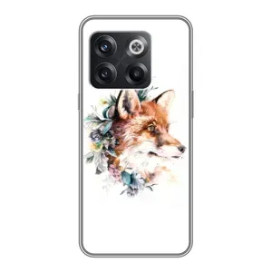Чохли з картинкою Лисичка для OnePlus 10T (VPrint) (Лиса в квітах)