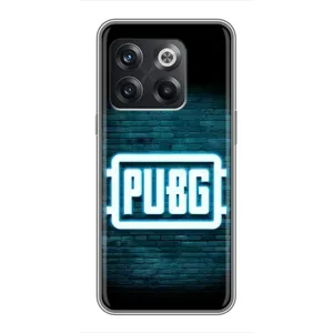 Чеjхол PUBG для OnePlus 10T . украинськими . буквами і цифрами: ОнеПлюс 10Т (AlphaPrint) (Лого PUBG)