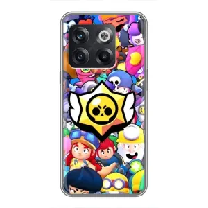Чехол для OnePlus 10T Бравл Старс (VPrint) (Лого Brawl Stars)