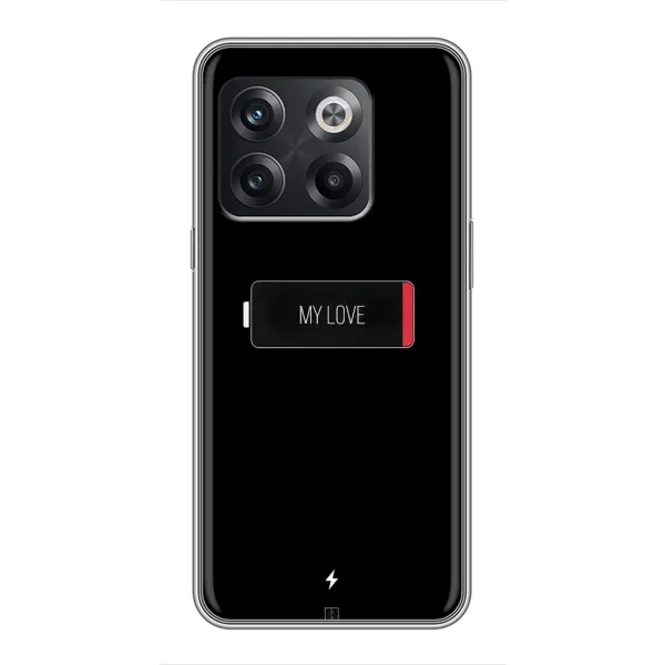 Чохол з принтом «Love battery» для OnePlus 10T