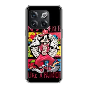 Популярні Чохли з картинками для OnePlus 10T . украинськими . буквами і цифрами: ОнеПлюс 10Т (Мультяшний Волк)