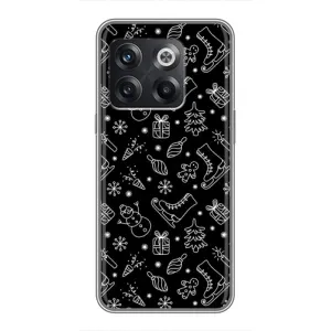 Новогодние, Праздничные Чехлы для OnePlus 10T - 2024 год (Новогодний фон)