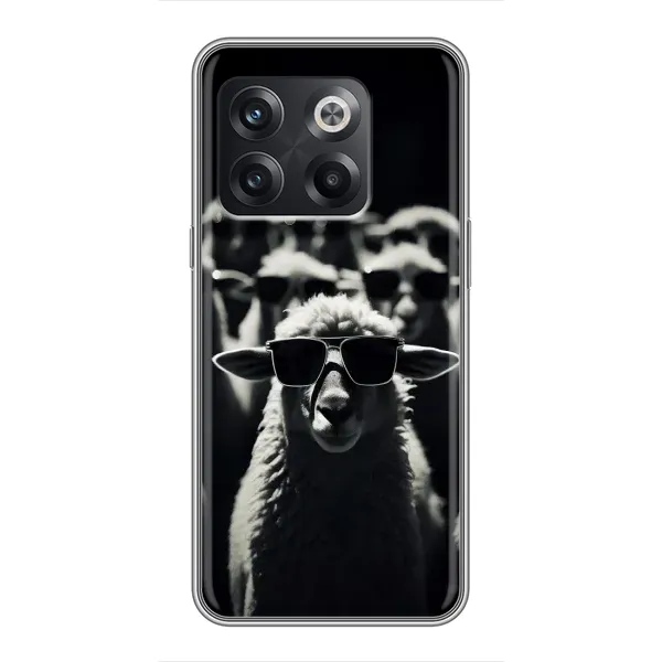 Чехол с принтом «Овечка в очках» для OnePlus 10T