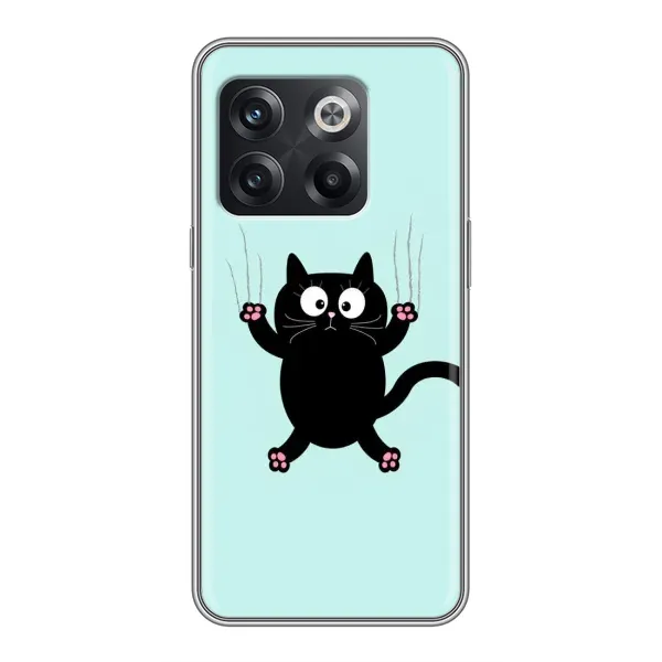 Чехол с принтом «Падающий кот» для OnePlus 10T