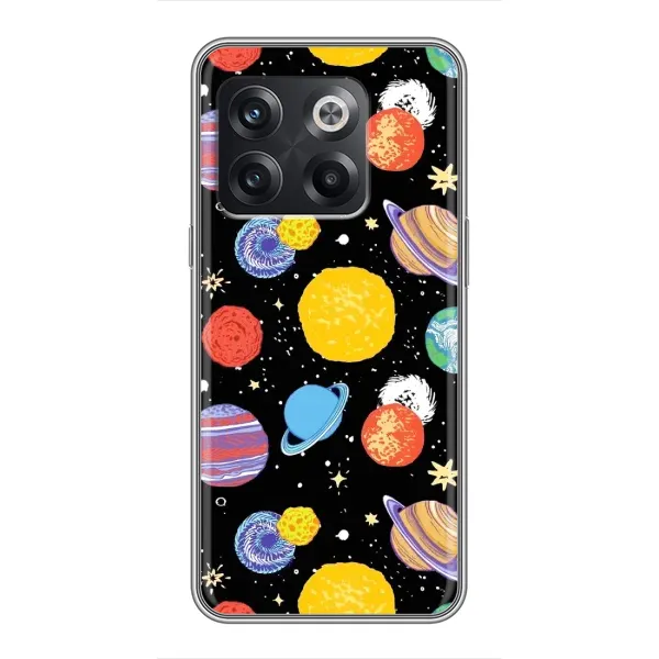 Чохол з принтом «Намальовані планети» для OnePlus 10T Чохол з принтом «Намальовані планети» для OnePlus 10T
