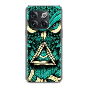 Чохол з пташками на OnePlus 10T (VPrint) (Сова з оком)