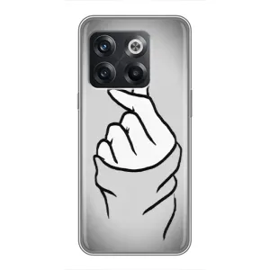 Чехол с принтом для OnePlus 10T (AlphaPrint - Знак сердечка) (Значок Love)