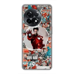 Чохли з героями Марвел OnePlus 11 Pro (VPrint) (Айронмен)