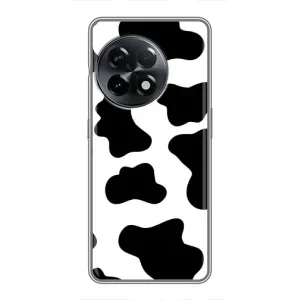 Чехол с принтом коровы на ОнеПлас 11 Про (Чорна Бурьонка)
