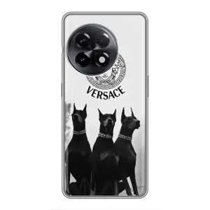Чохли VERSACE для ВанПлас 11 Про (PREMIUMPrint) (Доберман Версаче)
