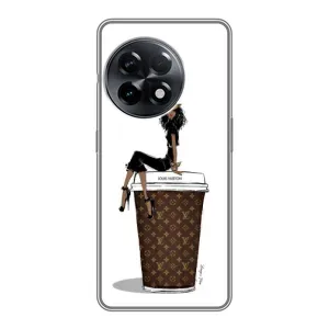 Чохли Луі Вітон для OnePlus 11 Pro (AlphaPrint - LOUIS VUITTON) (кава LOUIS VUITTON)