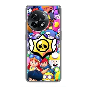 Чехол для OnePlus 11 Pro Бравл Старс (VPrint) (Лого Brawl Stars)