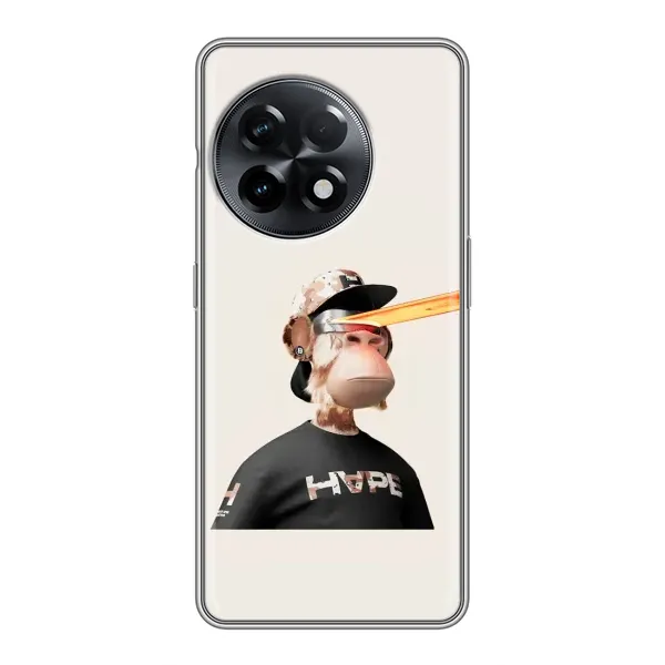 Чехол с принтом «обезьяна NFT в очках» для OnePlus 11 Pro